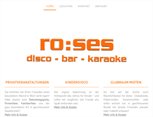 Tablet Screenshot of clubroses.at